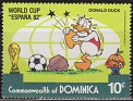 Dominica 1982 Walt Disney 10 ¢ Multicolor Scott 750
